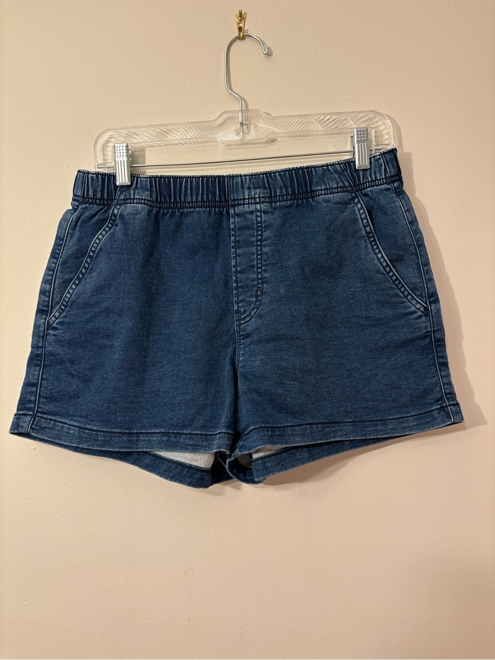 Gap Denim Sweatpant Jean Shorts — Dark Wash — Size Small ✂️
